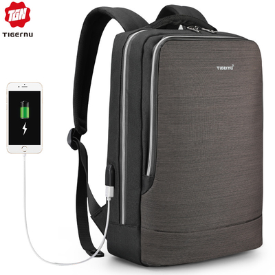T-B3331A Yeni Stil Seyahat Dizüstü Sırt Çantası Açık Anti Hırsızlık Usb Şarj Toptan Satış