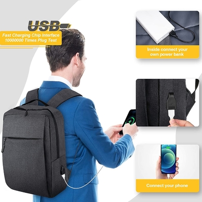OEM Hırsızlık Önleyici USB Şarj Sırt Çantası Erkekler İçin 15.6 İnç Dizüstü Bilgisayar Çantaları