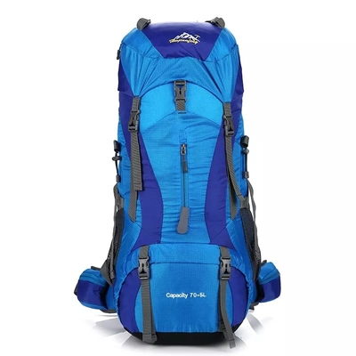 Ransel Dağı Suya Dayanıklı Trekking Sırt Çantası Polyester 70 Litre Sırt Çantası ISO