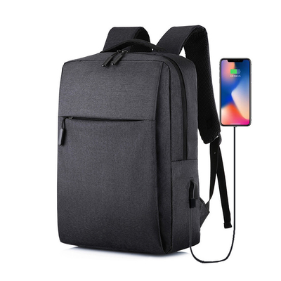 Iş Moda Laptop Sırt Çantası Şarj Özel erkek USB Seyahat Su Geçirmez Dizüstü Sırt Çantaları Çantası