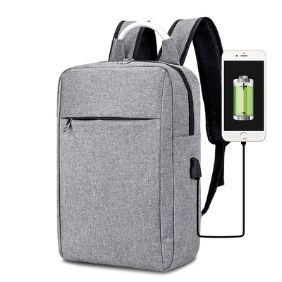 Özel logo moda su geçirmez iş çantası laptop sırt çantası usb şarjlı okul çantası