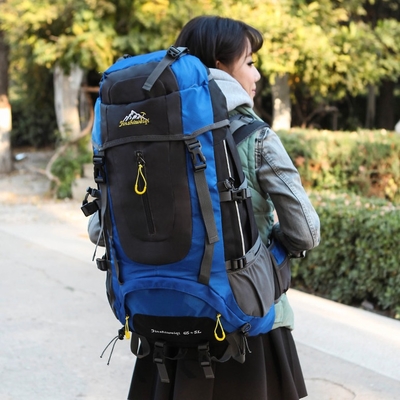 45L Hafif Yürüyüş Sırt Çantası Paketlenebilir Trekking Sırt Çantası Su Geçirmez AZO Ücretsiz