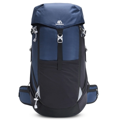 Açık 50L Su Geçirmez Sırt Çantası ODM Ultralight Kamp Sırt Çantası Naylon