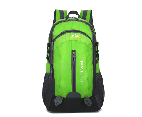 Turuncu 40L Suya Dayanıklı Sırt Çantası 55cm USB Şarj Deliği ile Kamp Seyahat Sırt Çantası