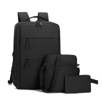 İş Erkekler Sırt Çantası Set Popüler Okul 3 Takım Sırt Çantası 42*30*12cm