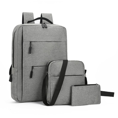 İş Erkekler Sırt Çantası Set Popüler Okul 3 Takım Sırt Çantası 42*30*12cm