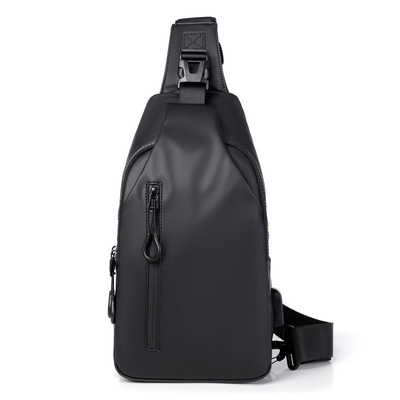 USB Şarjlı ISO Suya Dayanıklı Crossbody Sling Çanta Erkek Sling Göğüs Çantası