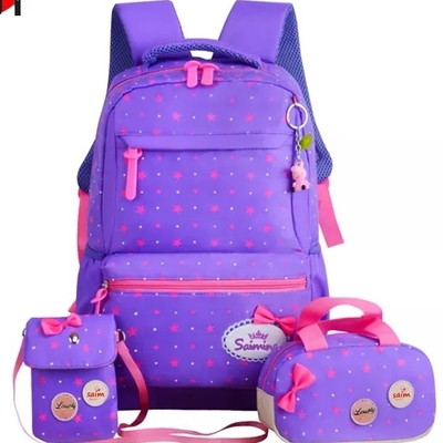 Kızlar Gençler Için Okul Sırt Çantası Bookbag Set Kalem Çantası Ile Laptop Sırt Çantası Öğle Yemeği Kutusu
