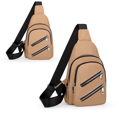 9.7'' Çok Cepli Çapraz Askılı Çanta Oxford Kumaş Tek Omuz Askılı Çanta USB