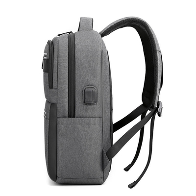 15.6 İnç İş Dizüstü Sırt Çantaları Usb 28 * 16 * 42 Cm ile Suya Dayanıklı Seyahat Sırt Çantası