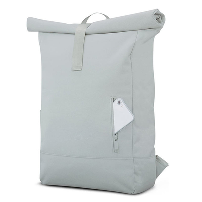 RPET Vintage Roll Top Sırt Çantası Sağlam Rolltop Laptop Sırt Çantası Suya Dayanıklı