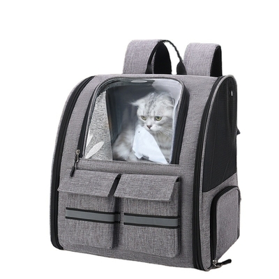 Tekerlekli Köpek Kedi Taşıyıcı Açık Sırt Çantası Evcil Hayvan Taşıyıcı Evcil Hayvan Arabası Taşınabilir
